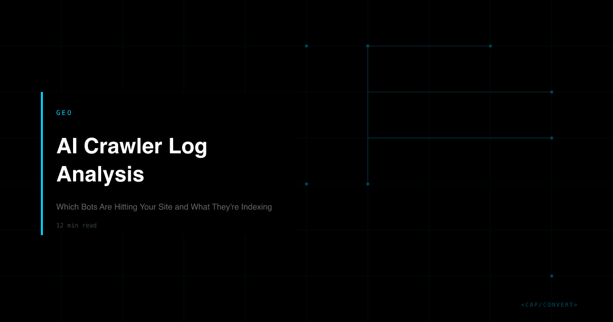 AI Crawler Log Analysis: Which Bots Are Hitting Your Site and What They're Indexing