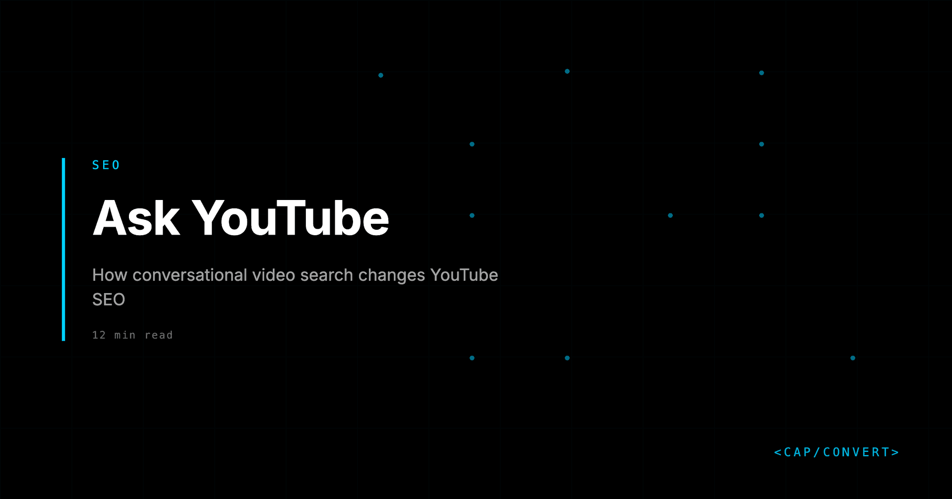 Ask YouTube: How Conversational Video Search Changes YouTube SEO
