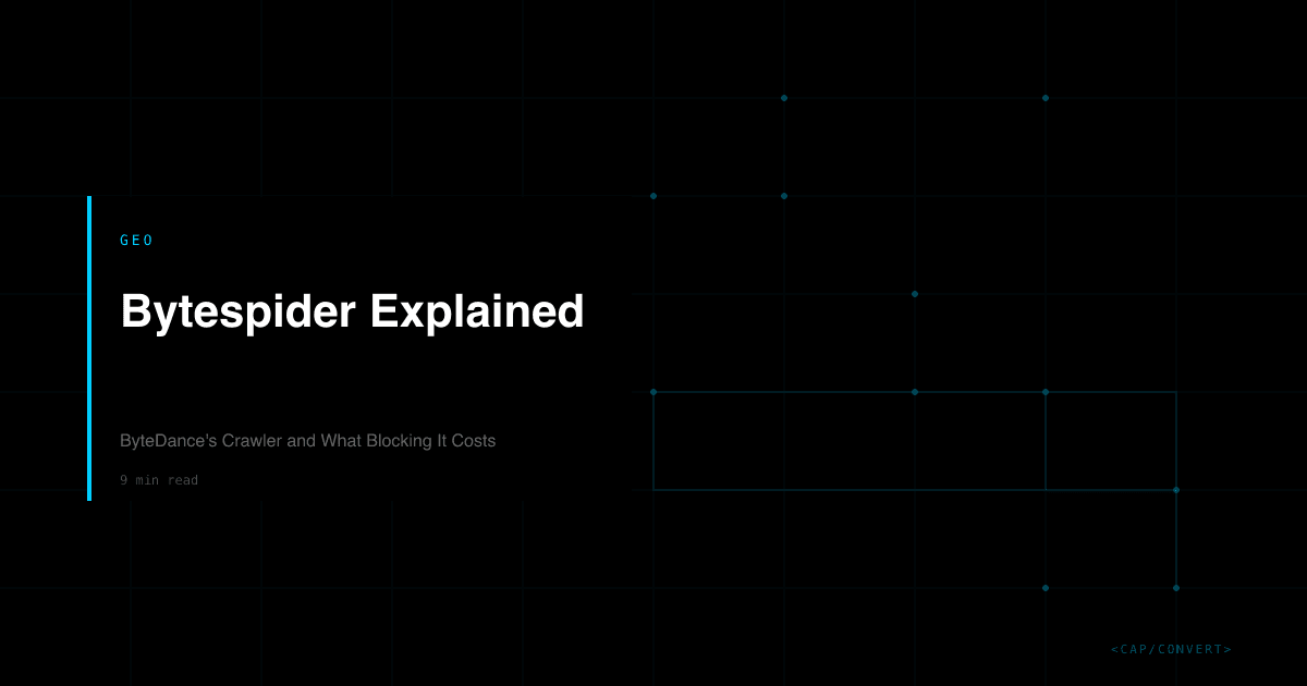 Bytespider Explained: ByteDance's Crawler and What Blocking It Costs