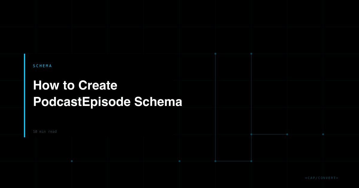 How to Create PodcastEpisode Schema
