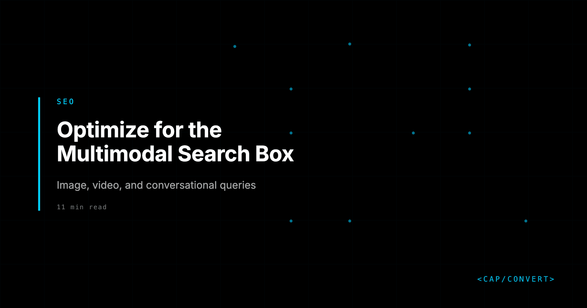 How to Optimize for Google's New Multimodal Search Box